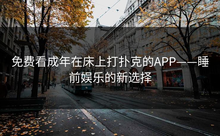 免费看成年在床上打扑克的APP——睡前娱乐的新选择